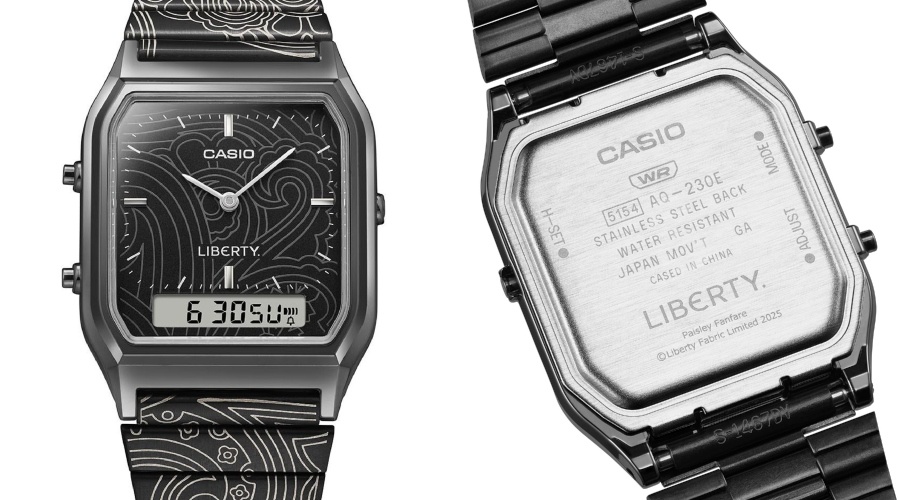 Image from: Casio Collaboration Watches with Liberty, the Historic British Design House