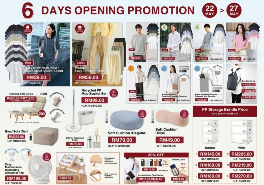 Image from: MUJI Malaysia Expands to Penang with Grand Opening at Queensbay Mall on 22 May 2026