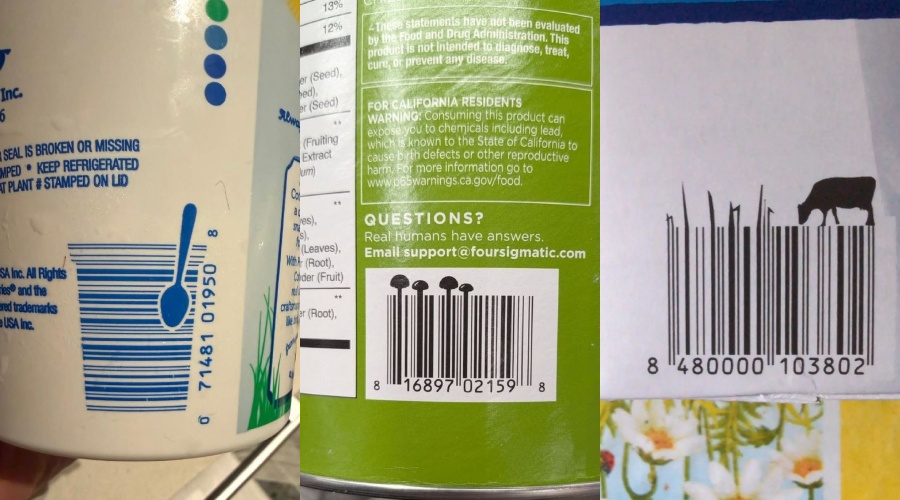 Image from: People Are Just Realising Some Barcodes Are Secretly Genius