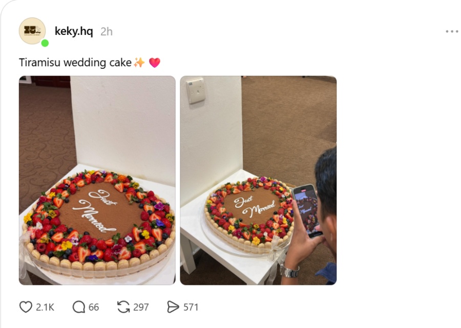 Image from: 6 Trending Aesthetic Cake Bakers In Malaysia For Your Next IG-Worthy Celebration