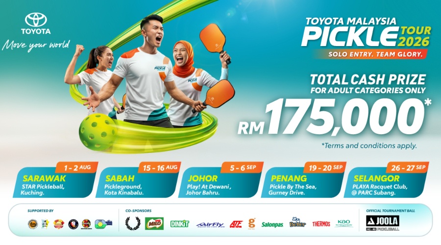 Image from: Toyota Malaysia Pickle Tour 2026 Serves Up One Of Malaysia’s Most Expansive Pickleball Community Tours