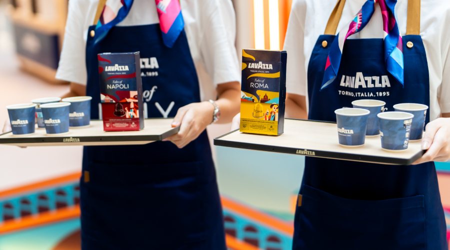 Image from: Lavazza and aura+ Pop Up at Mid Valley Megamall, Introducing the New Tales of Italy Capsule of Roma and Napoli