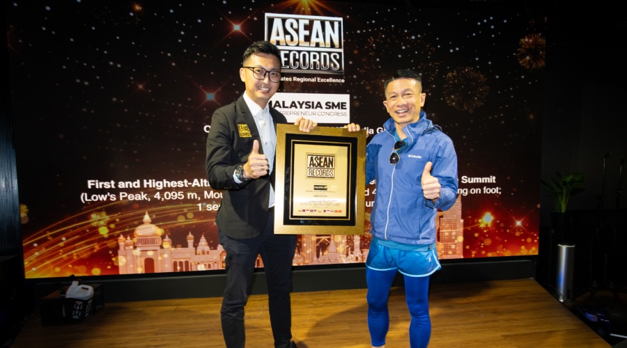Image from: MALAYSIA SME MEDIA GROUP Earns ASEAN Records Recognition for the First and Highest-Altitude Business Congress Convened at a Mountain Summit