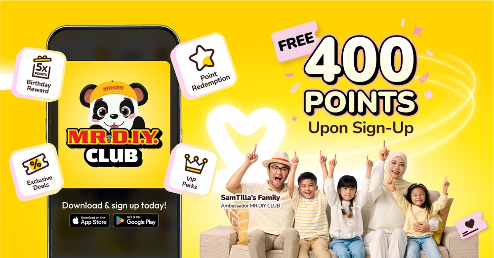 Image from: MR D.I.Y. Launches Family-first Loyalty Programme for Malaysians