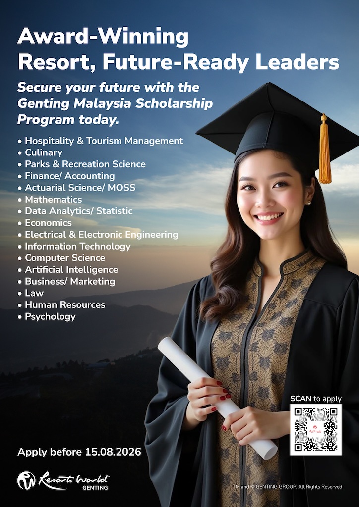 Image from: Genting Malaysia Opens 2026 Scholarship Applications for Young Malaysians