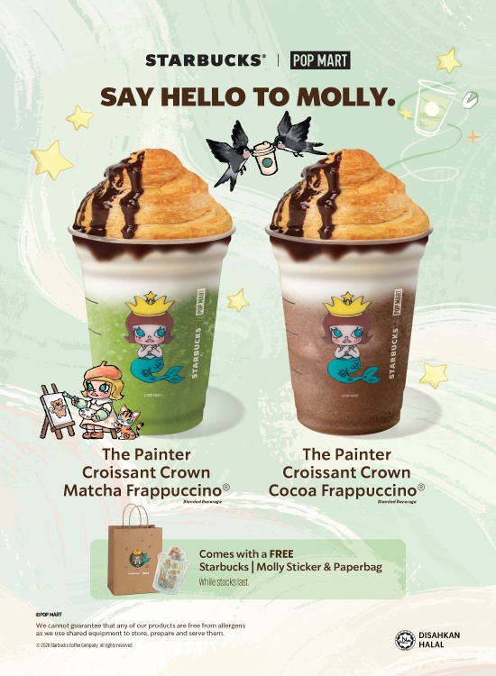 Image from: MOLLY Turns 20 With a Colourful Starbucks Collaboration