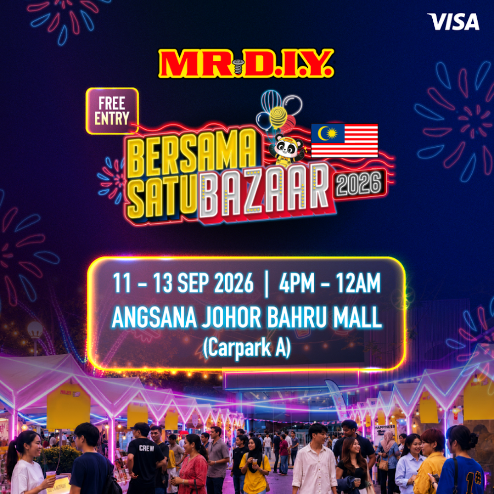 Image from: MR D.I.Y.’s Bersama Satu Bazaar Is Heading To Johor For The First Time