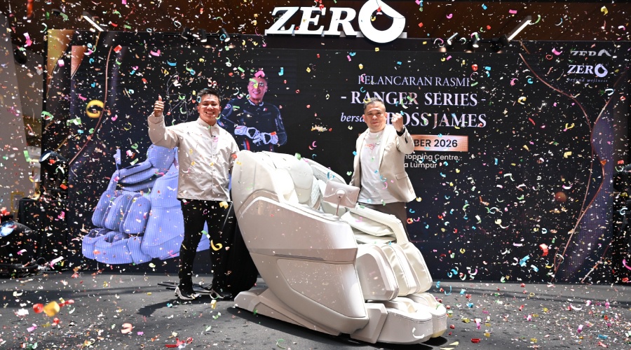 Image from: Boss James Jokes About Trading His Bike for Massage Chair as ZERO Healthcare Unveils New Ranger Series