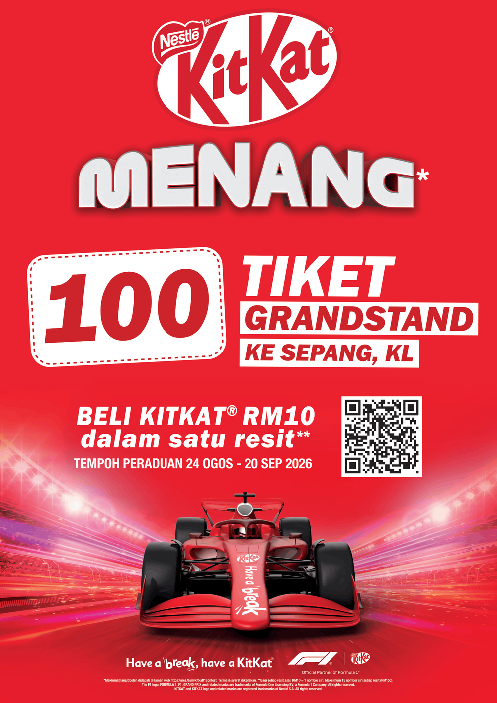 Image from: Formula 1 Is Coming Back To Malaysia And KitKat Wants To Send You There