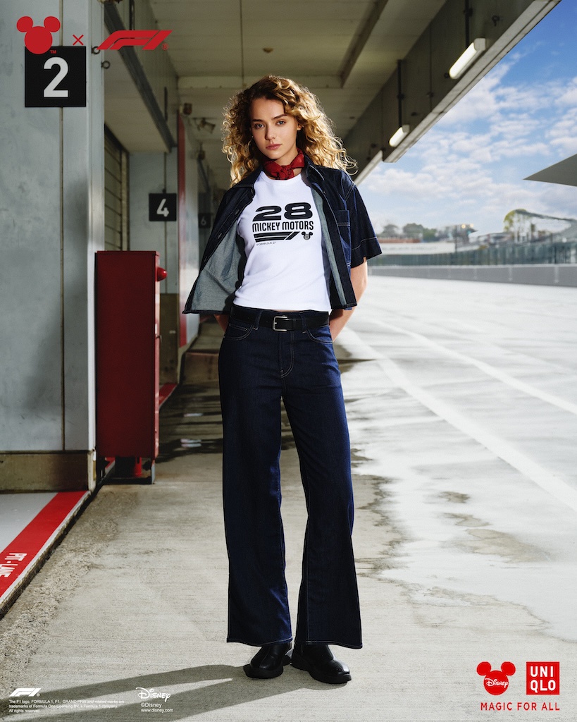 Image from: Mickey Mouse Meets Formula 1 In UNIQLO’s New Disney Racing Collection