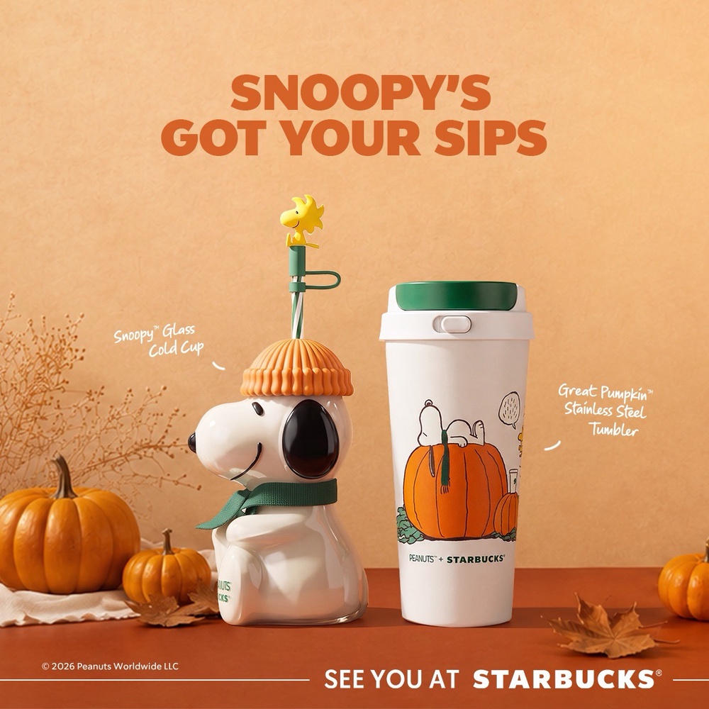 Image from: Snoopy Fans, Starbucks Just Dropped A New Peanuts Collection