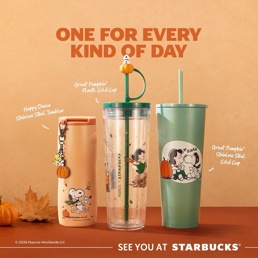 Image from: Snoopy Fans, Starbucks Just Dropped A New Peanuts Collection