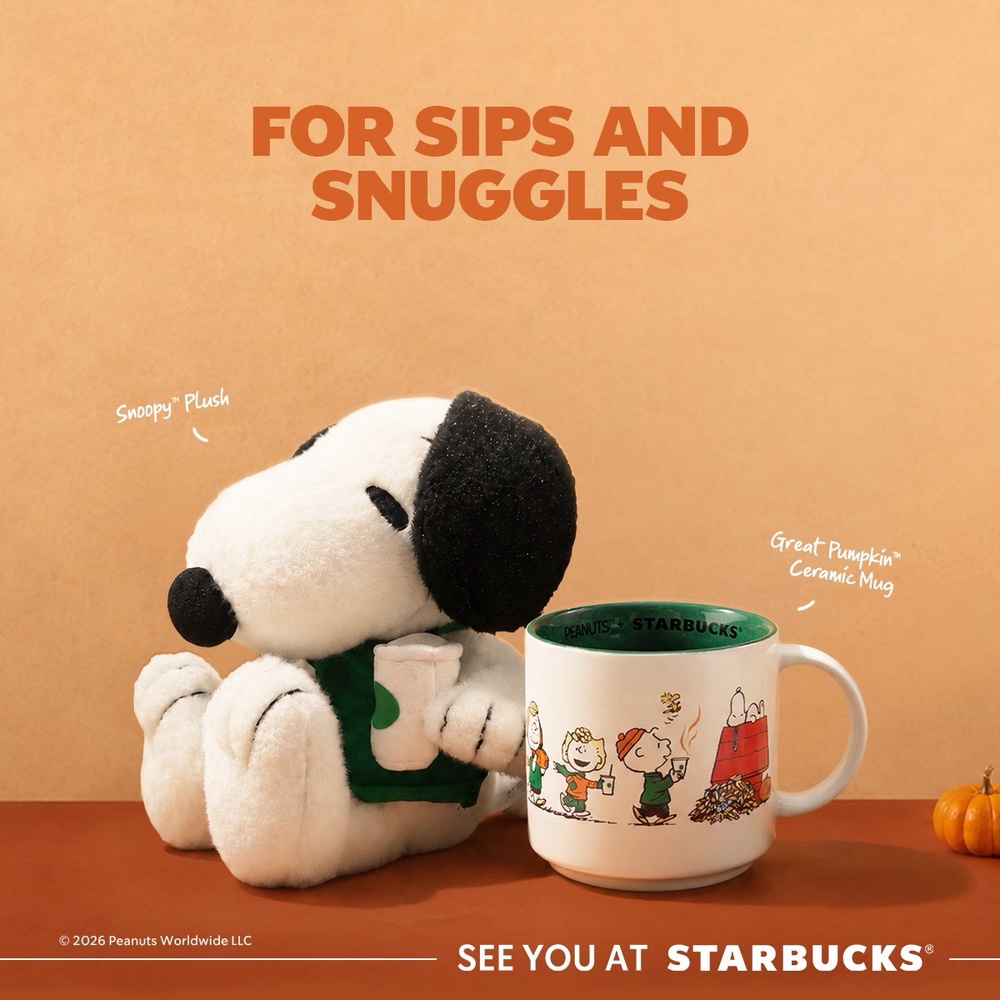 Image from: Snoopy Fans, Starbucks Just Dropped A New Peanuts Collection