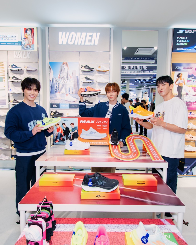 Image from: Skechers Unveils Bigger Sunway Pyramid Superstore With SEVENTEEN’s DK, Seungkwan And Dino