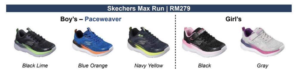 Image from: Skechers Max Run Collection Brings Comfort And Performance To Every Stride