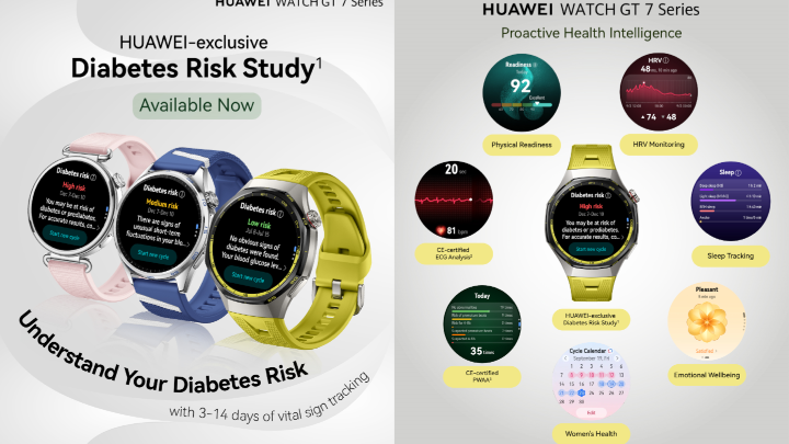 Image from: Huawei Watch GT 7 Series Lands In Malaysia With Exclusive Diabetes Risk Study For Proactive Heath Insights, Smarter Sports Tracking, Up To 21 Days Of Battery