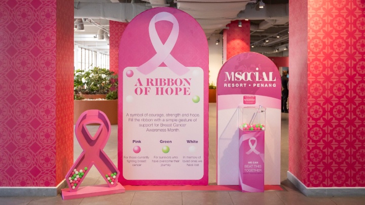 Image from: M Social Resort Penang Turns Pink This October, Invites Public to Share Messages of Hope