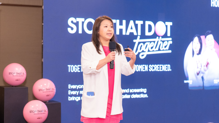 Image from: Homesoy Champions Early Breast Cancer Detection Through Third Year Of ‘Stop That Dot Together’