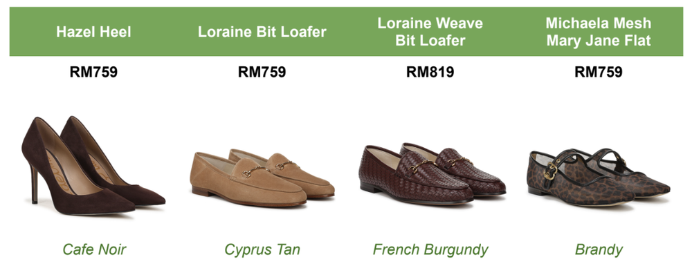 Image from: Sam Edelman Opens Its Fourth Malaysian Boutique at Suria KLCC, With Exclusive Styles for Shoe Lovers