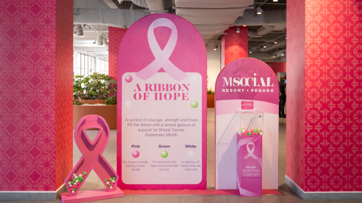 Image from: M Social Resort Penang Honours Breast Cancer Awareness Month with “Ribbon of Hope” Pink October Campaign
