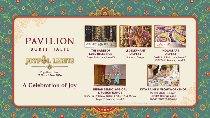 Image from: Pavilion Bukit Jalil Celebrates Deepavali With Kolam Art, Dance and Shopping Rewards