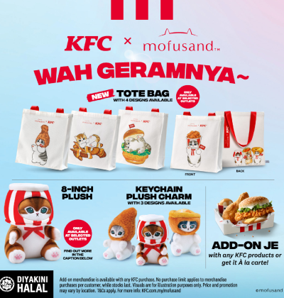 Image from: KFC Malaysia Teams Up with Mofusand for an Adorable Limited-Edition Collectible Collection