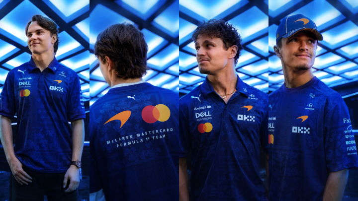 Image from: PUMA Launches McLaren Mastercard F1 Collection Inspired By Singapore Night Race