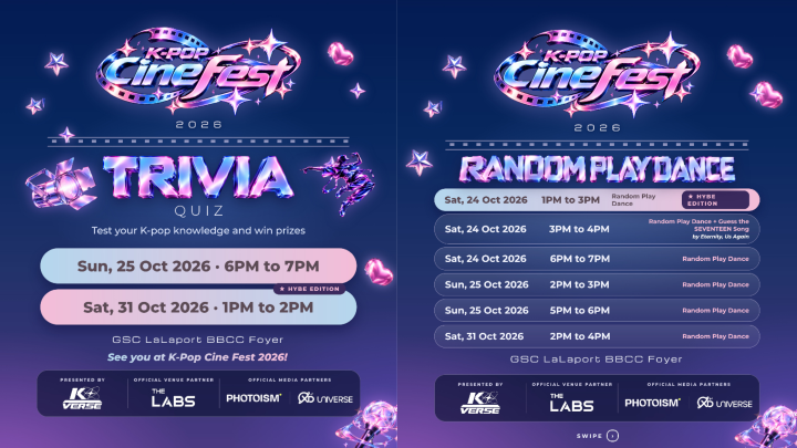 Image from: K-Pop Cine Fest 2026 Brings Dance, Music and Fan Experiences to Kuala Lumpur