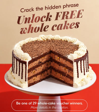 Image from: Secret Recipe’s 29th Birthday Brings Cake Giveaways and Gaji Coming Deals To Your Way!