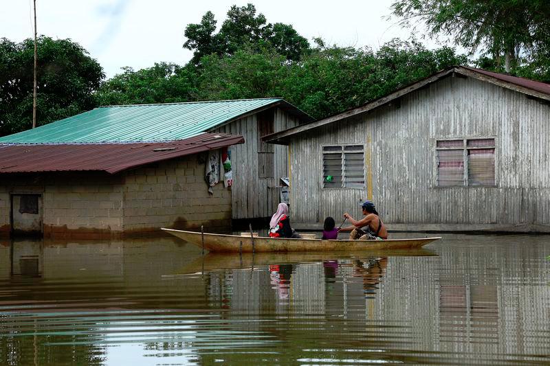 Floods Hit Hilir Perak Again, 209 Victims Evacuated