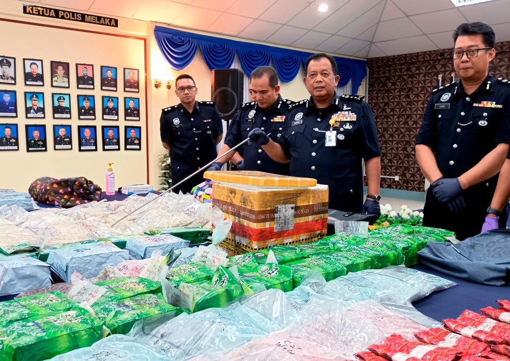 Police Bust Drug Trafficking Ring, Seize Drugs Worth RM6.94m