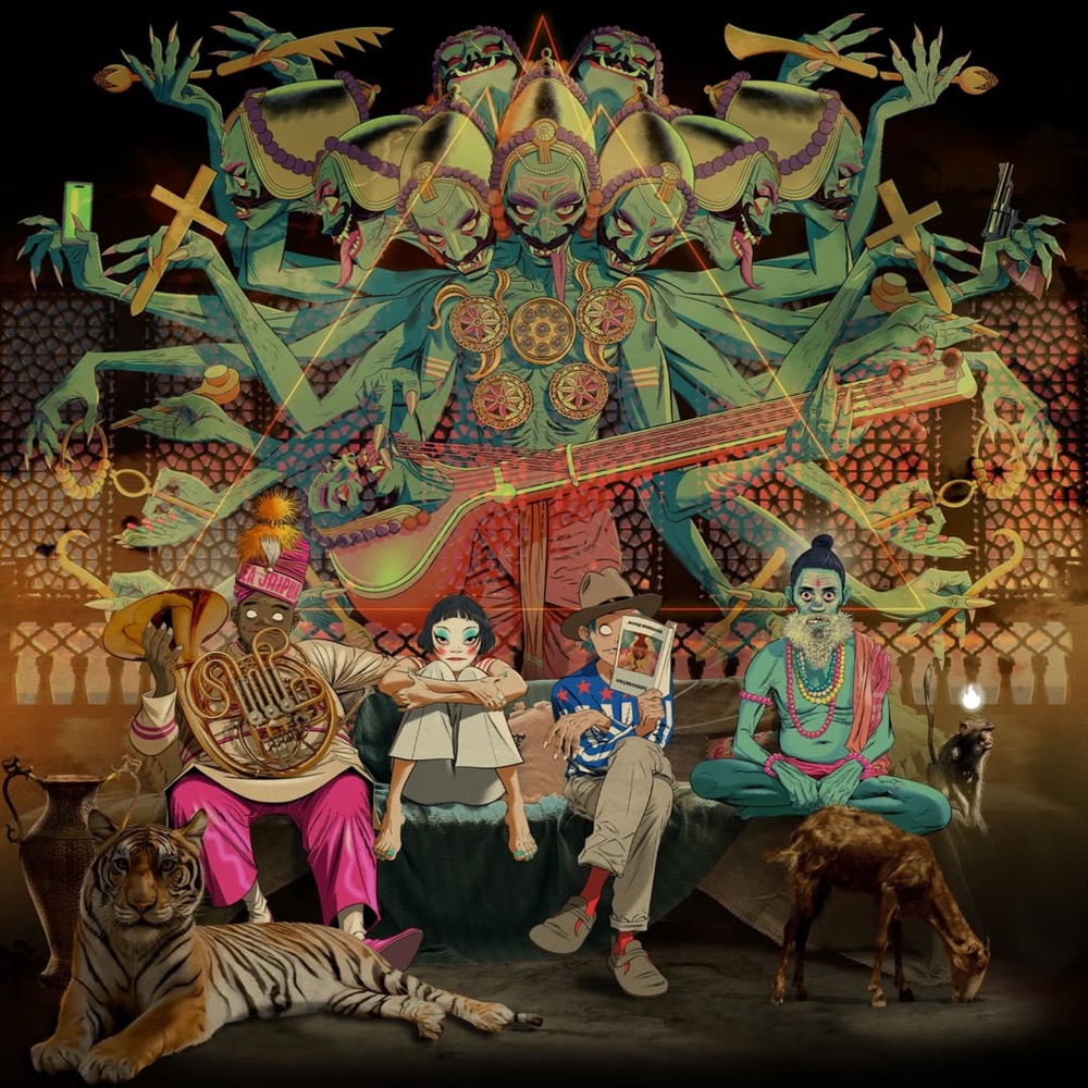 The album spans 15 tracks and runs just over 66 minutes. – PICS FROM INSTAGRAM @GORILLAZ