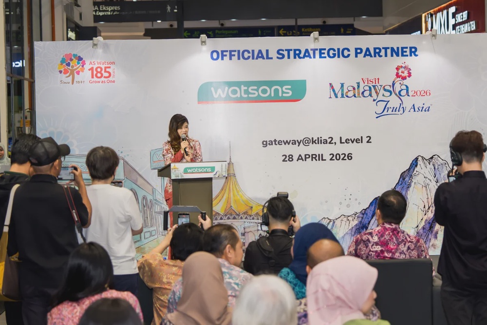 Watsons Malaysia backs Visit Malaysia 2026 with KLIA2 ‘Beauty & Health Retail Destination’