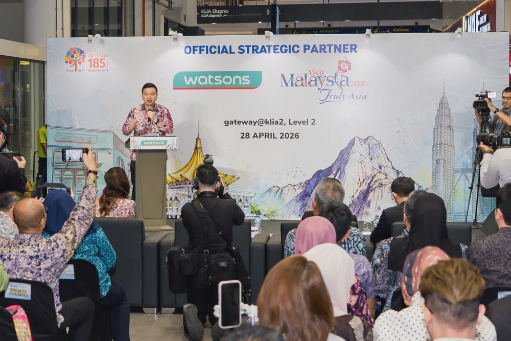 Watsons Malaysia backs Visit Malaysia 2026 with KLIA2 ‘Beauty & Health Retail Destination’