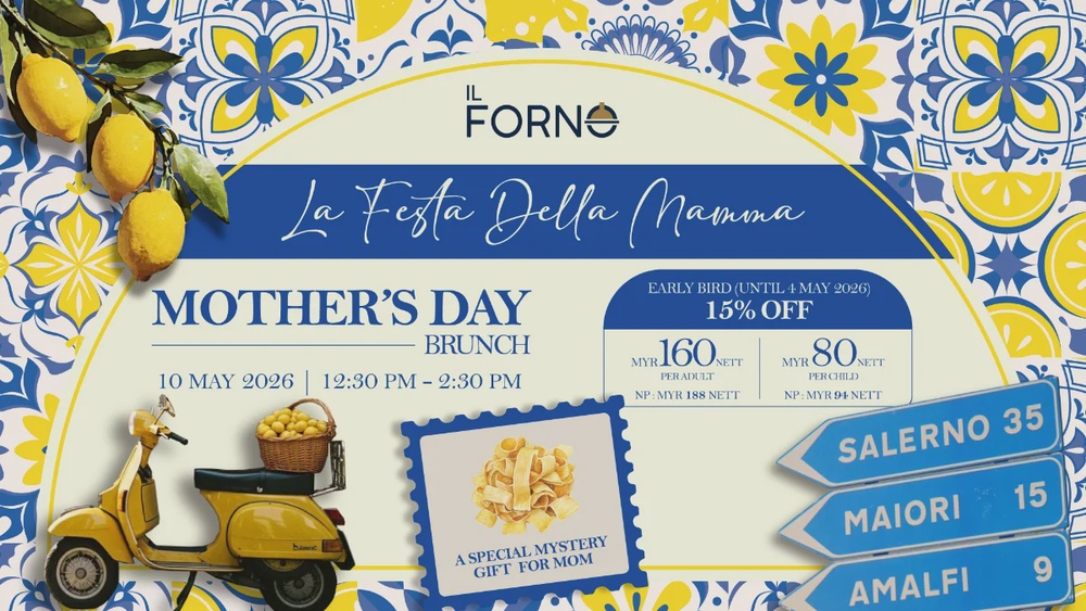 An Amalfi escape for Mum: Indulge at IL Forno this Mother’s Day