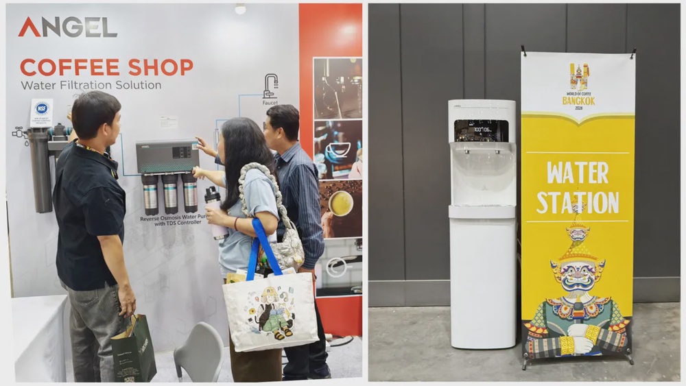 Behind Every Great Cup: ANGEL Presents Professional Coffee Water Solutions at World of Coffee Bangkok 2026