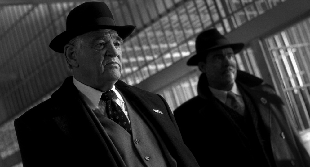From left: Brendan Gleeson as Silvermane and Jack Huston as Sandman, two figures at the centre of Spider-Noir’s criminal underworld.