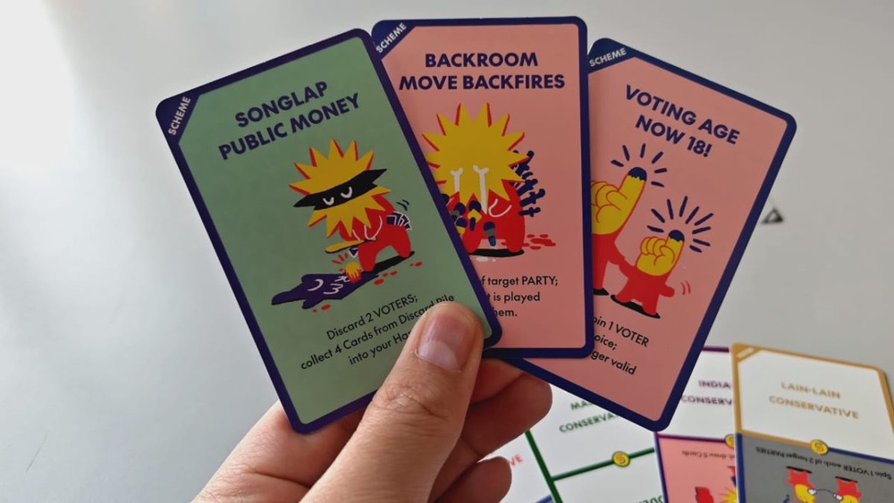 Politiko: Politics, perfidy, parody pile together perfectly in card game