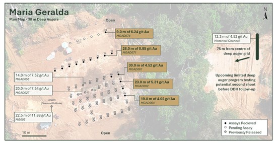 Founders Metals Provides Mid-Year Exploration Update Across Four Targets; Confirms New Antino Northeast Discovery with 58.5 m of 1.00 g/t Gold