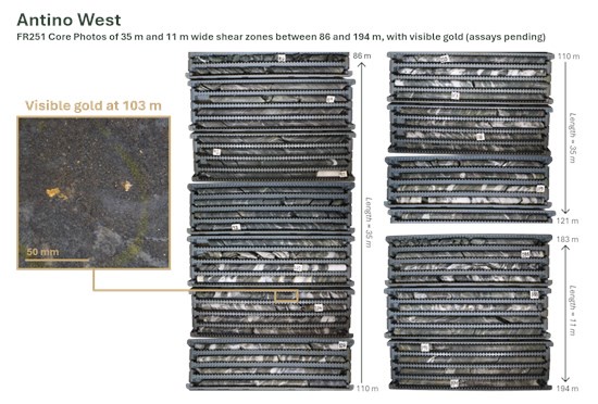 Founders Metals Provides Mid-Year Exploration Update Across Four Targets; Confirms New Antino Northeast Discovery with 58.5 m of 1.00 g/t Gold