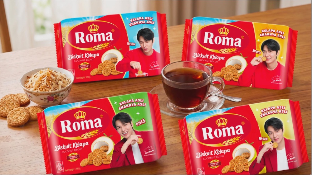 Roma reunites with Lee Minho to launch nationwide Roma Kelapa campaign