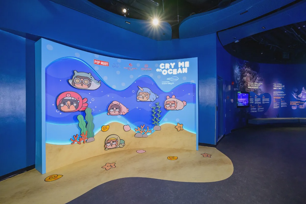 Crybaby makes oceanic splash at Singapore Oceanarium