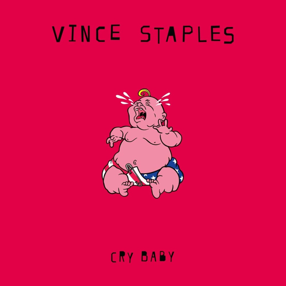 The album cover features a crying baby, seemingly serving as a direct critique of President Donald Trump and his administration. 