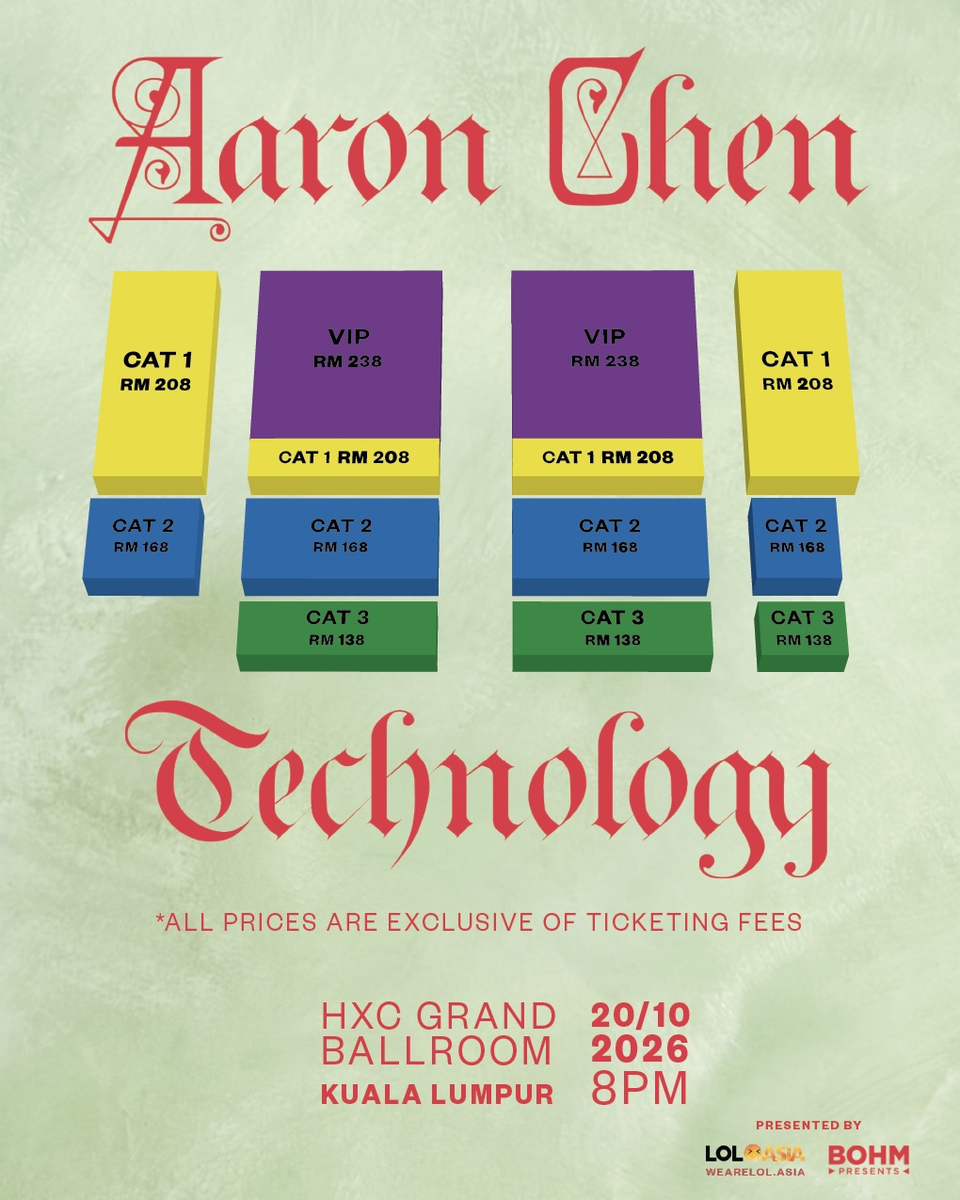 Hilarious Aaron Chen brings 'Technology' to Kuala Lumpur this Oct 20