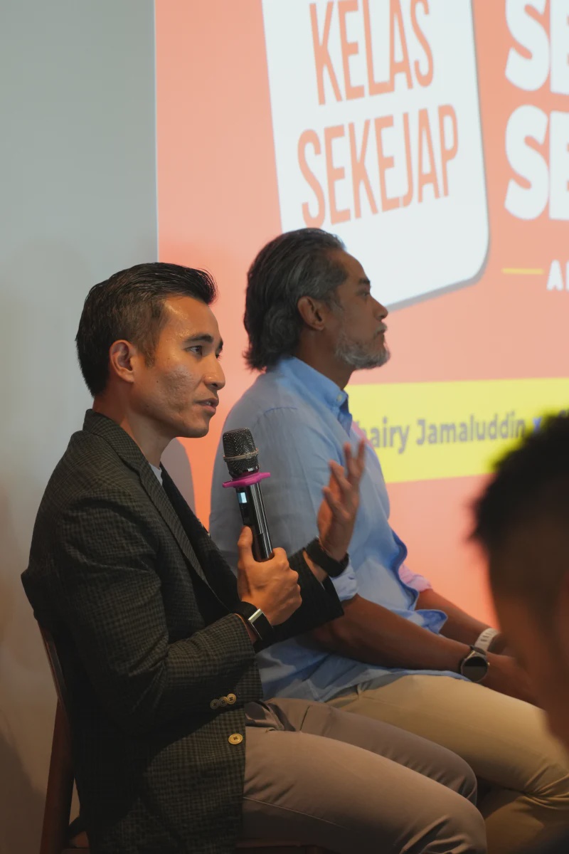 Shahril (left) believes creative projects can provide children with a practical introduction to AI.