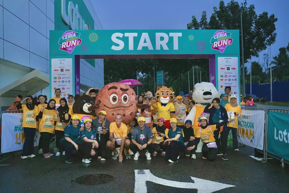 Fourth edition of Lotus’s Ceria Charity Run 2026 raises record RM500,000