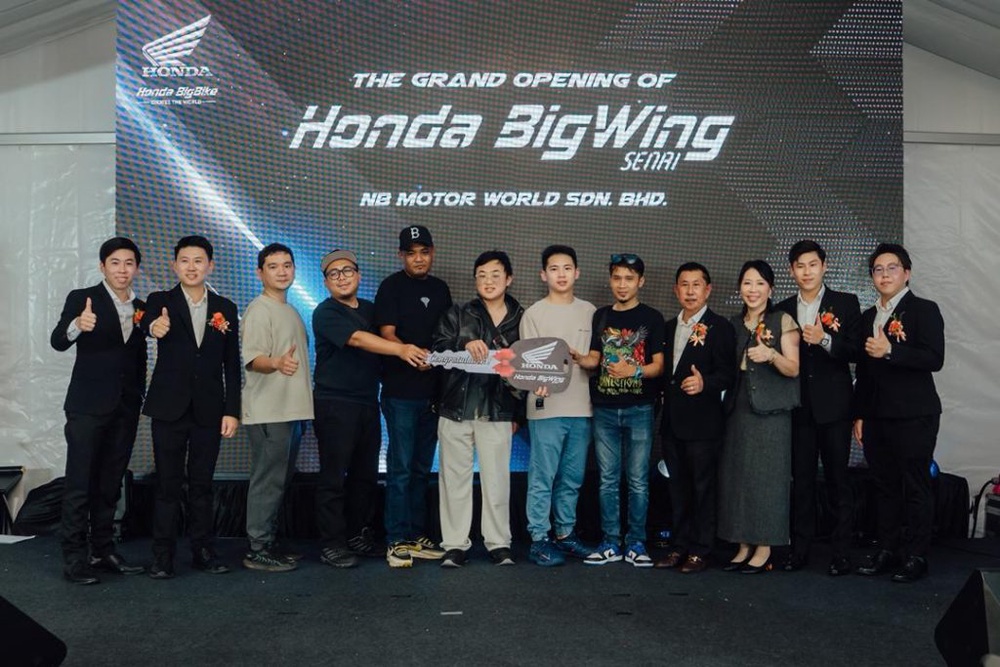 Image from: Honda BigWing Senai Rasmi Dibuka, Jadi Hab Premium Baharu Penunggang Selatan