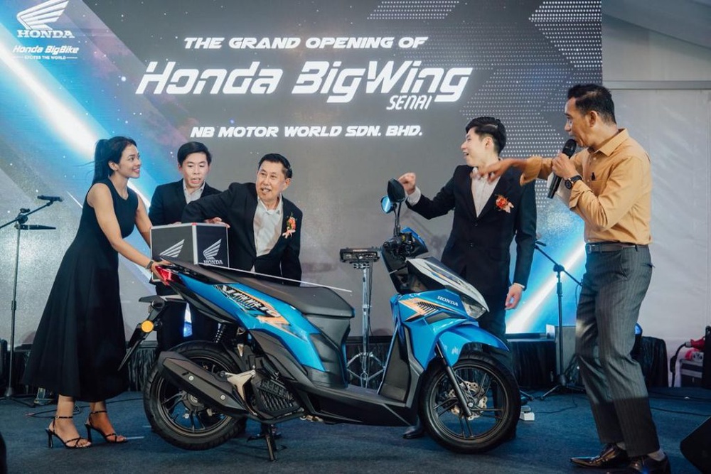 Image from: Honda BigWing Senai Rasmi Dibuka, Jadi Hab Premium Baharu Penunggang Selatan