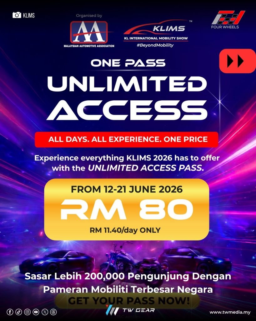 Image from: KLIMS 2026 Sasar Lebih 200,000 Pengunjung Dengan Pameran Mobiliti Terbesar Negara