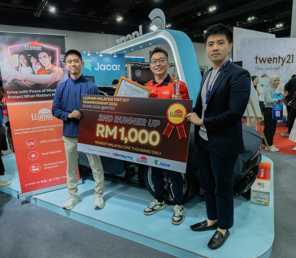 Image from: JACAR x LLumar Tint-Off Championship 2026 Angkat Standard Pemasangan Filem Penapis Haba Ke Tahap Antarabangsa